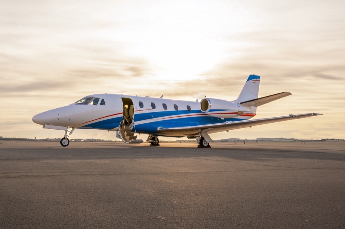 Citation XLS+ charter private jet exterior thumbnail 7
