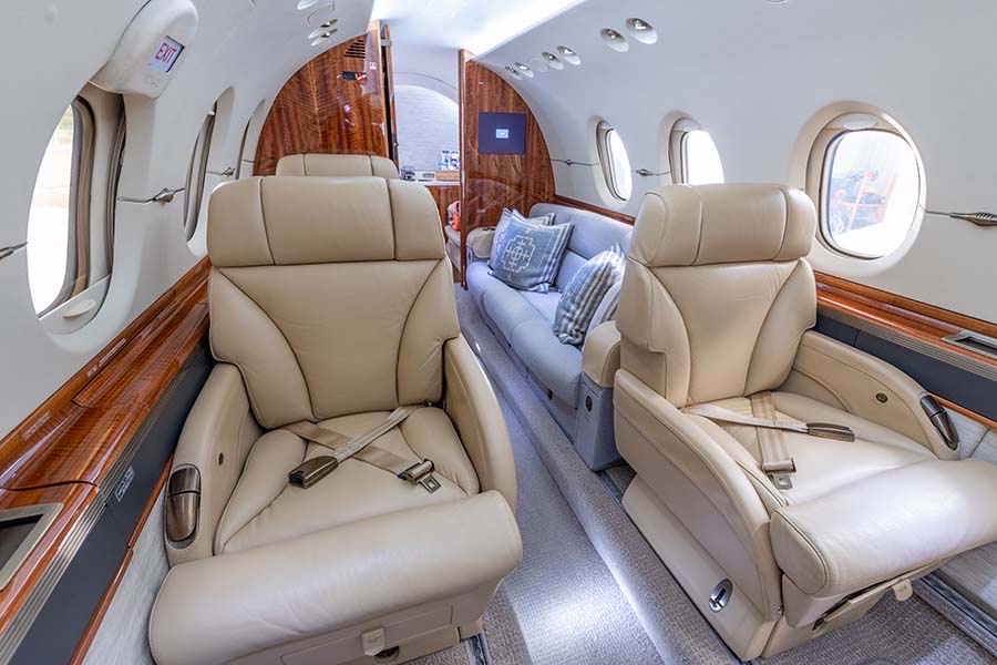 Hawker 900XP charter private jet exterior thumbnail 8