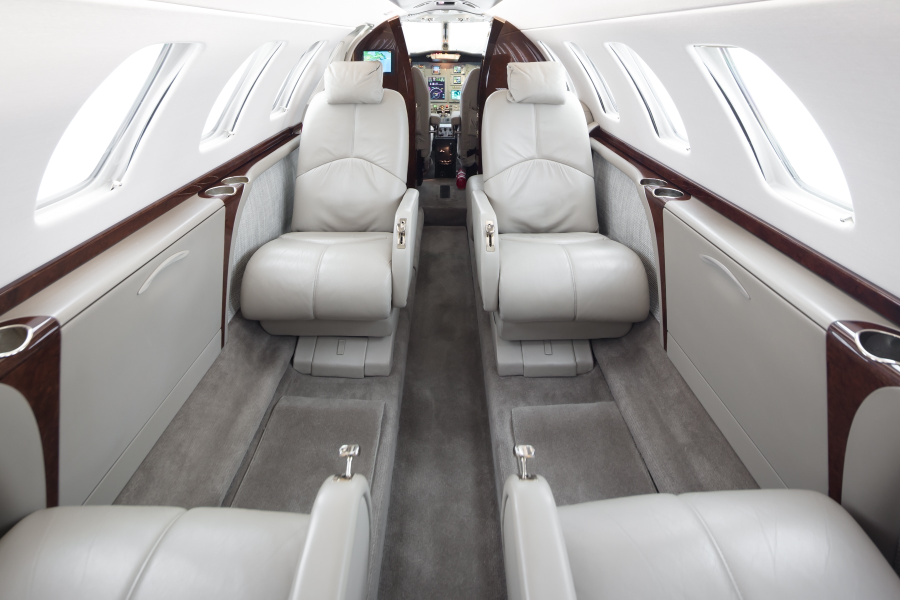 Citation CJ3 charter private jet cabin interior thumbnail 2