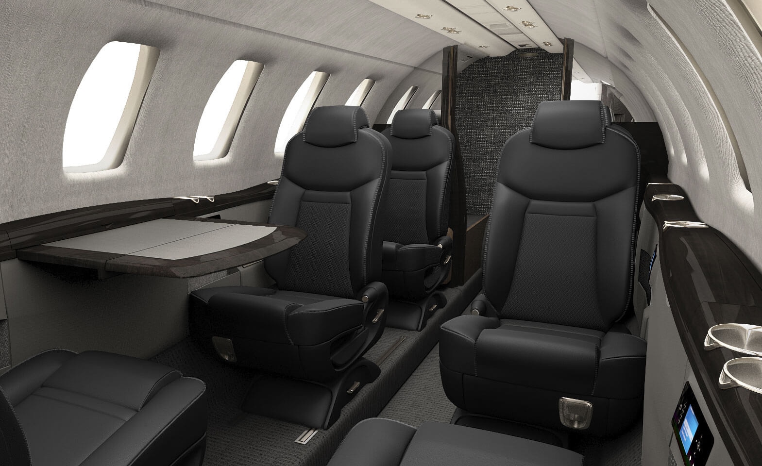 Citation CJ4 charter private jet cabin interior thumbnail 3