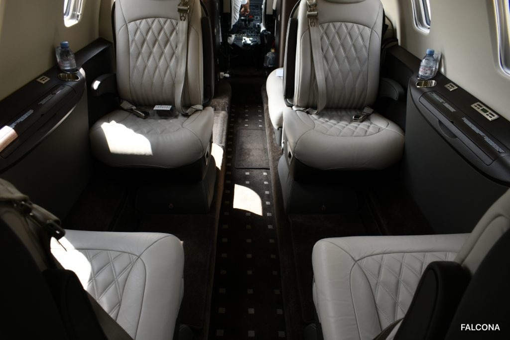 Citation XLS+ charter private jet cabin interior thumbnail 3